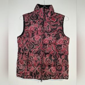 Athleta  down floral vest